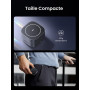 UGREEN MagFlow Chargeur Induction iPhone 2 en 1 Qi Compatible avec MagSafe iPhone 16 15 14 13 12 Plus Pro Max AirPods 4 3 Pro 2 