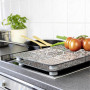 WENKO Plaque de Recouvrement Universelle Mod. Carreau, réglable en Hauteur pour Tout Type de cuisinière, Planche à découper et P