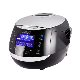 Yum Asia Sakura Cuiseur à riz avec bol en céramique et logique floue avancée, (8 tasses, 1,5 litre), 6 fonctions de cuisson du r