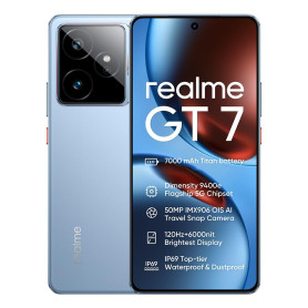 realme GT 7 5G Téléphone Portable,Batterie 7000 mAh,Dimensity 9400‌e,Caméra 50MP +50 MP,120Hz 6.78" Écran,12GB+512GB Smartphone 