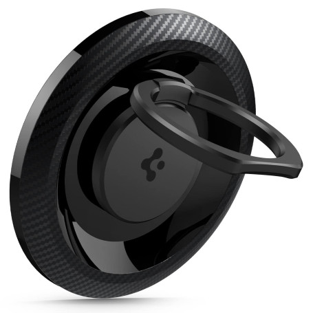 Spigen O-Mag Anneau Téléphone Magnétique pour MagSafe, 360° Rotation, Poignées Téléphone Compatible avec iPhone 16 15 14 13 12 P