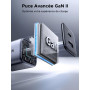 UGREEN Nexode 35W Chargeur USB C Rapide iPhone 2 Ports GaN Prise Secteur Compatible avec iPhone 16 15 14 13 12 Plus Pro Max Pixe