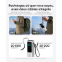 Anker Zolo Batterie Externe pour Ordinateurs Portables, Chargeur 25000mAh 3 Ports USB-C 100W pour Plusieurs appareils, câble int