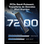 acer Predator GM6 4To SSD M.2 NVMe PCIe 4.0 - Vitesse de Lecture jusqu'à 7200 Mo/s Disque Interne Professionnel - Stockage Gamin