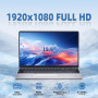 Moacreto Ordinateur Portable 15,6 Pouces, 16 Go RAM 512 Go SSD Celeron N95, PC Portable Win11 Pro écran 1920 x 1080 IPS Full HD,