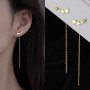 Boucles D'oreilles Boho Longues Étoiles Boucles D'oreilles Cristal Boucles D'oreilles Pendantes Longues Chaînes Boucles D'oreill