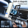 JETech Coque Magnétique pour Samsung Galaxy S25 Ultra 5G, Compatible avec MagSafe, Étui Housse Antichoc à Dos Translucide Mat (N