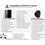 Chargeur Induction pour Samsung, Station de Charge 3 en 1 pour Samsung S25 Ultra/S25/S24 Ultra/S23/Z Flip 7/Z Flod 6, Chargeur s