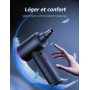Aidisy Souffleur Air Comprimé- 100000 TR/Min de Pulvérisation d’Air Comprimé avec Batterie 9000mAh, Kit de Nettoyage de Clavier 