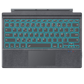 MoKo Clavier Français Compatible avec Microsoft Surface Pro 7 Plus/Pro 7/Pro 6/Pro 5/Pro 4/Pro 3, Clavier AZERTY Bluetooth avec 