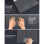 MoKo Clavier Français Compatible avec Microsoft Surface Pro 7 Plus/Pro 7/Pro 6/Pro 5/Pro 4/Pro 3, Clavier AZERTY Bluetooth avec 