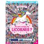 Où sont cachées les licornes ? - bloc avec un feutre effaçable