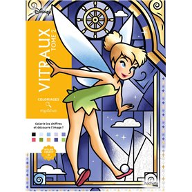 Coloriages mystères Disney - Vitraux Tome 2