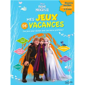 Disney - La Reine des neiges 2 -De la Moyenne Section à la Grande Section- Mes jeux de vacances 2025