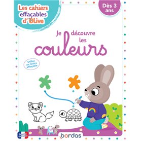 Les cahiers effaçables d'Olive - Je découvre les couleurs