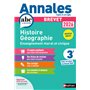 Annales Brevet Histoire Géographie Enseignement Moral et Civique 2026 - Corrigé
