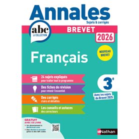 Annales Brevet Français 2026 - Corrigé