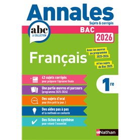 Annales Bac Français 2026