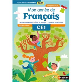 Mon année de francais - CE1 - Fichier élève 1 - Edition 2025
