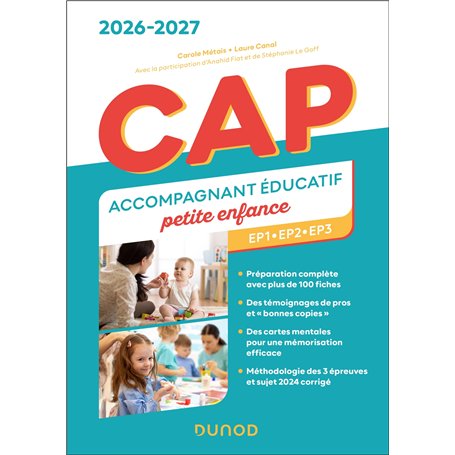 CAP Accompagnant éducatif petite enfance - Épreuves professionnelles 2026-2027