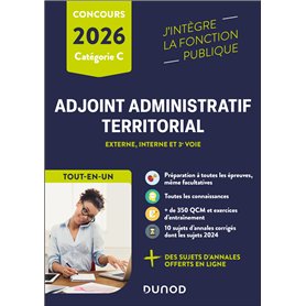 Concours Adjoint administratif territorial - 2026 Concours Adjoint administratif territorial - 2026