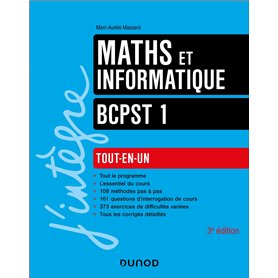 Maths et informatique tout-en-un BCPST 1re année - 3e éd.