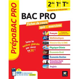 Prépa'BAC pro Tout-en-un-Toutes les matières générales