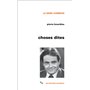Choses dites