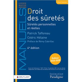 Droit des sûretés - Sûretés personnelles et réelles Droit des sûretés - Sûretés personnelles et réelles