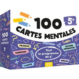 100 cartes mentales - tout le programme de 5e
