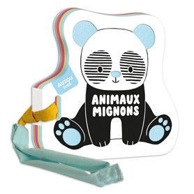 Mon premier livre poussette en noir et blanc - Animaux mignons Mon premier livre poussette en noir et blanc - Animaux mignons