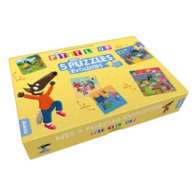 P'tit loup - mes 5 puzzles évolutifs