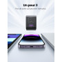 UGREEN Nexode 65W Chargeur USB C Rapide 3 Ports GaN Prise USB C Compatible avec iPhone 16 e Plus Pro Max 15 14 13 12 Galaxy S25 