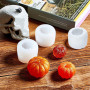 Ensemble de moules en résine de Citrouille,5 pièces Halloween moules en Silicone en résine de différentes Tailles 3D Citrouille 