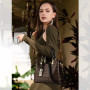 NICOLE & DORIS Sac à Main Femme Tendance Bandoulière Chic en PU Cuir - Porté Épaule Multipoches Pochette Sacoche Noir