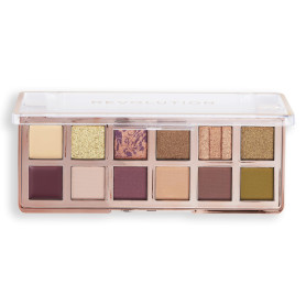 Makeup Revolution, Palette d'Ombres à Paupières The Eternal Icon Green, Finitions Crème, Matte & Irisées, 12 Teintes Mélangeable