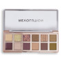 Makeup Revolution, Palette d'Ombres à Paupières The Eternal Icon Green, Finitions Crème, Matte & Irisées, 12 Teintes Mélangeable