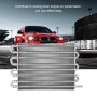 Refroidisseur d'huile de voiture Kit de refroidisseur d'huile de Transmission à distance de 8 rangées Kit de refroidisseur d'hui