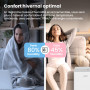 COMFEE' Déshumidificateur Puissant, Absorbe jusqu'à 30L-Jour, Sèche-linge, Mode confort, Réservoir 3L, Minuterie 24H, Idéal pour