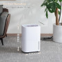 Kalopsia Déshumidificateur d'Air 70L/Jour : Compresseur Électrique Silencieux 40dB｜Capteur Numérique Hygrostat & Minuterie｜Tuyau