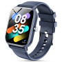 Montre Connectée Homme Femme,1.85"HD Smartwatch avec Appel Bluetooth,Montre de fitness 110+ Mode Sport avec Podomètre,Sommeil,Fr