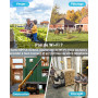 GENBOLT 4G LTE Caméra Surveillance Extérieure avec Carte Sim, Double Objectif PoE CCTV Caméra sans WiFi, Filaire 24/7 Enregistre