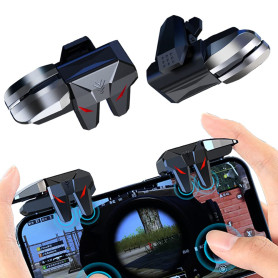 Ozkak Mobile Trigger Controller 4 gâchettes L1R1 L2R2 Manette pour PUBG Telephone Portable Android iPhone iOS
