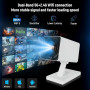 Mini Projecteur 2025 Upgraded, Videoprojecteur 4K Portable, 150 ANSI, WiFi 6, BT 5.0, Projecteur Video Correction Automatique du