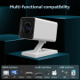 Mini Projecteur 2025 Upgraded, Videoprojecteur 4K Portable, 150 ANSI, WiFi 6, BT 5.0, Projecteur Video Correction Automatique du