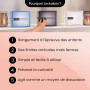 Lockabox One™ | Boîte de rangement verrouillable de qualité supérieure | Boîte de rangement à combinaison de 10 litres pour alim