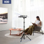 KDD Support Videoprojecteur -4 en 1 Pupitre Musique Pliable avec Bras à Ressort Trépied Ordinateur Portable Support Tablette ave