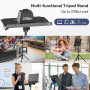 KDD Support Videoprojecteur -4 en 1 Pupitre Musique Pliable avec Bras à Ressort Trépied Ordinateur Portable Support Tablette ave