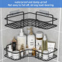 Lot De 14 Crochets Adhésifs de Rechange pour Etagère de Douche,Hameçon Auto-Adhésifs Sans Perçage,Crochets Muraux Imperméables p