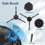 Kit d'accessoires 16 pièces pour aspirateur Dreame Mova E30 Ultra, 1 brosse principale, 6 brosses latérales, 2 filtres, 4 serpil
